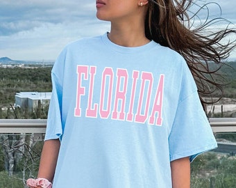 Florida Shirt Florida Tshirt Trendy Shirt Cute Beach Shirt Beachy Tee Summer Vacation Shirt Preppy Shirt Aesthetic Shirt VSCO Shirt Tumblr