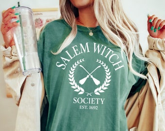 Salem Witch Shirt Comfort Colors® Shirt Salem Witch Tshirt Salem Apothecary Brewing Co Shirt Witchy Clothes Witches Brew Shirt Local Witches