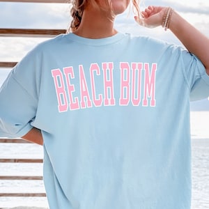 Beach Bum Shirt Comfort Colors® Tshirt Beach Bum Tshirt Comfort Colors Shirt Beach Bum Tee Comfort Colors Tee Beachy Tees Summer Tees