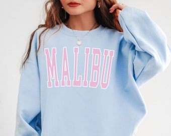 Malibu Crew Neck Social Club Sweater Vintage Crew Neck 90s Sweatshirt West Coast Malibu Crew Neck Sweatshirt