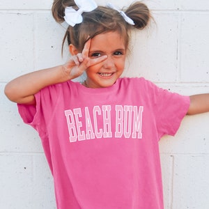 Kids Beach Bum Shirt Kids Comfort Colors® Tshirt Kids Beachy Shirts Kids Summer Shirt Kids Vacation Shirt Trendy Kids Clothes Preppy Kids