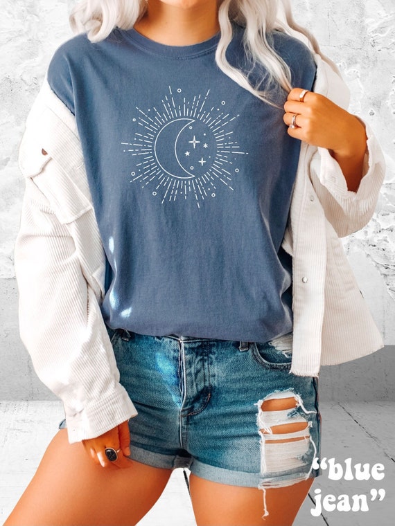 Sun and Moon Shirt Comfort Colors® Tshirt Sun and Moon Tshirt Comfort Colors® Shirt Sun and Moon Tee Comfort Colors® Tee Oversized Tshirt