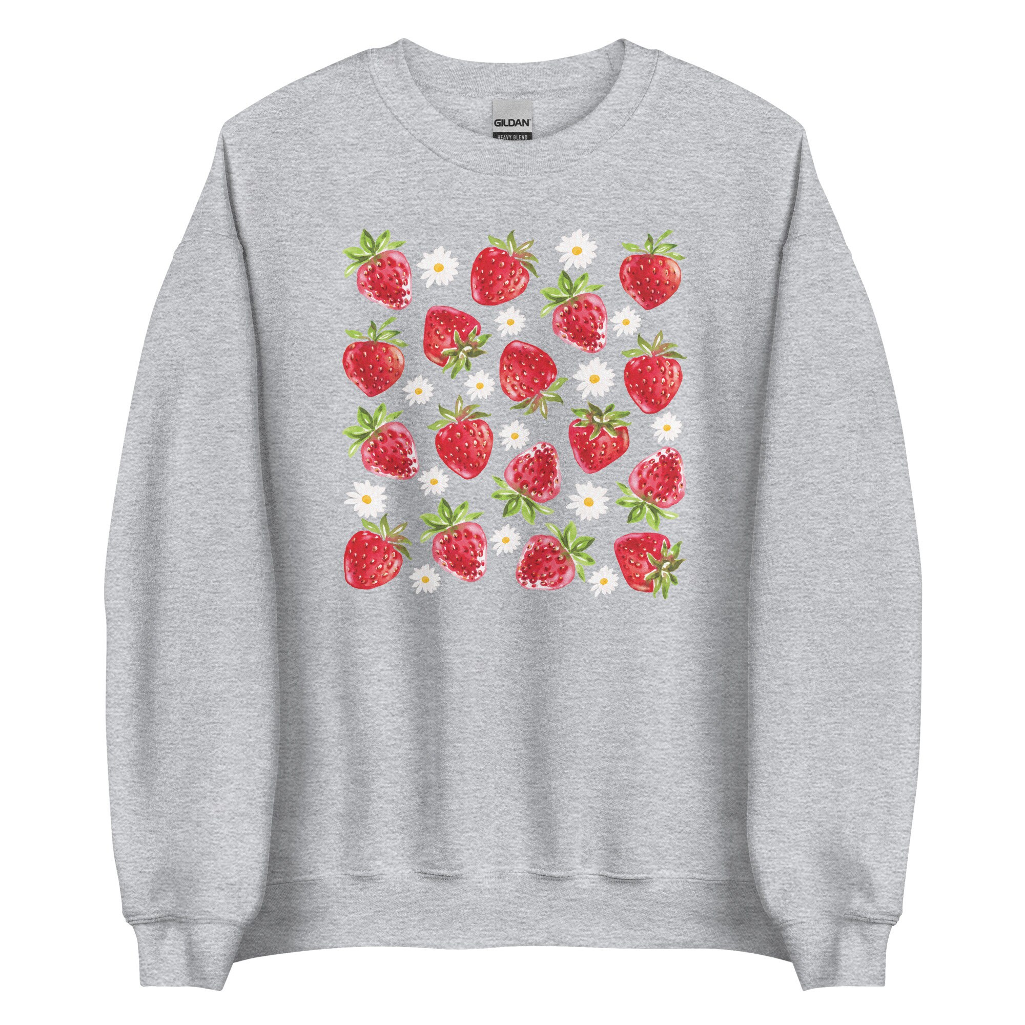 Strawberry Sweatshirt Strawberry Sweater Strawberry Shirt Strawberry ...