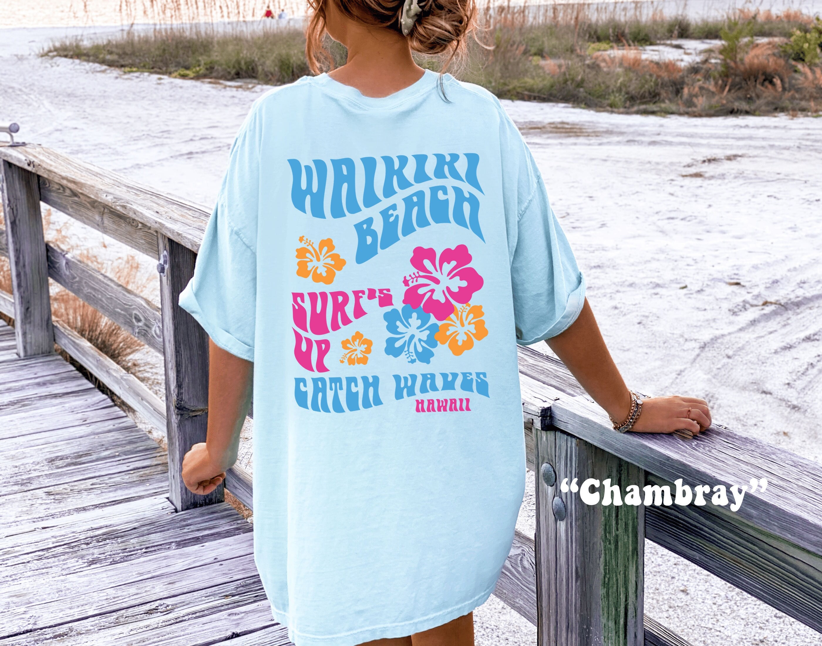 Waikiki Beach Coconut Girl Shirt Comfort Colors® Tshirt - Etsy