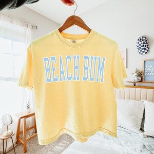 Beach Bum Shirt Comfort Colors® Tshirt Beach Bum Tshirt Comfort Colors Shirt Beach Bum Tee Comfort Colors Tee Beachy Tees Summer Tees Crop Top Butter