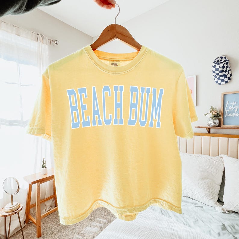 Beach Bum Shirt Comfort Colors® Tshirt Beach Bum Tshirt Comfort Colors Shirt Beach Bum Tee Comfort Colors Tee Beachy Tees Summer Tees Crop Top Butter