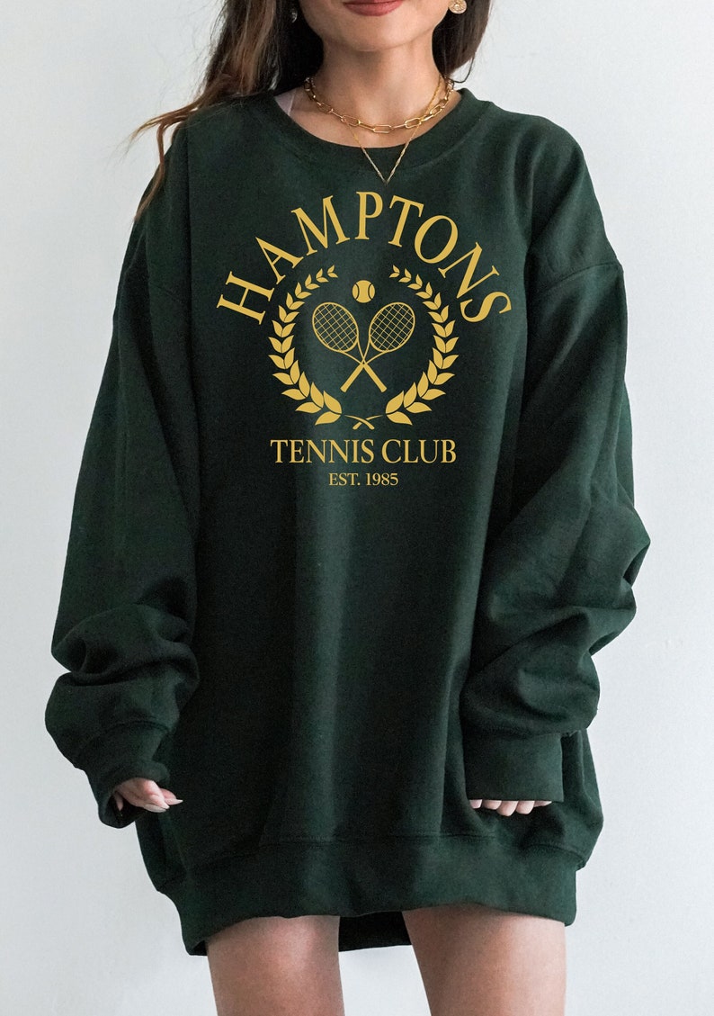 Tennis Sweatshirt Vintage Tennis Club Retro Tennis Shirt Etsy