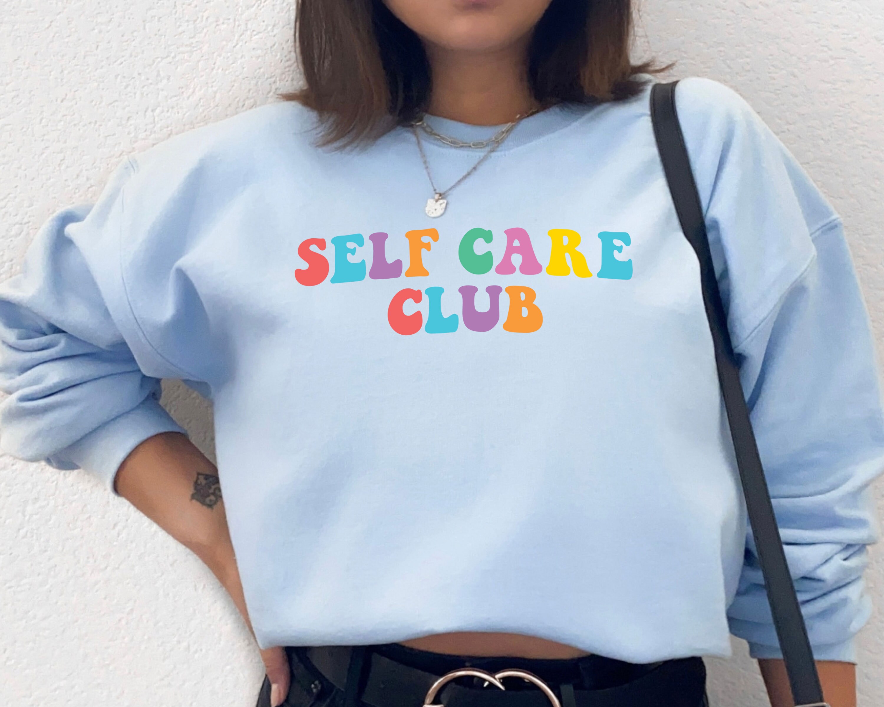 Self Care Sweatshirt Self Care Shirt Self Care Crewneck Self Etsy