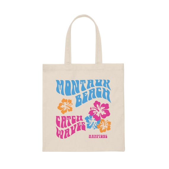 aesthetic beach tote bag