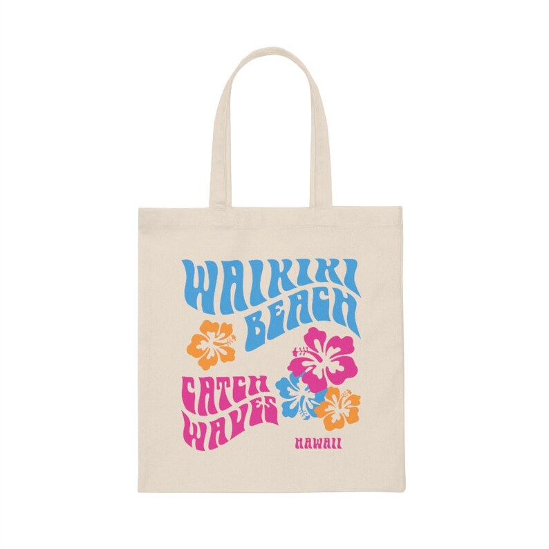 Malibu Beach Coconut Girl Tote Bag Coconut Girl Aesthetic Trendy Tote Bag Preppy Tote Bag Cute Canvas Tote Bag Cute Beach Tote Bag afbeelding 2