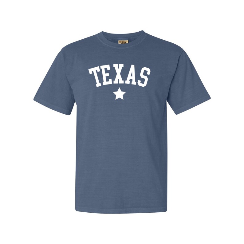 Texas Shirt Comfort Colors Tshirt Texas Tee Comfort Colors Etsy