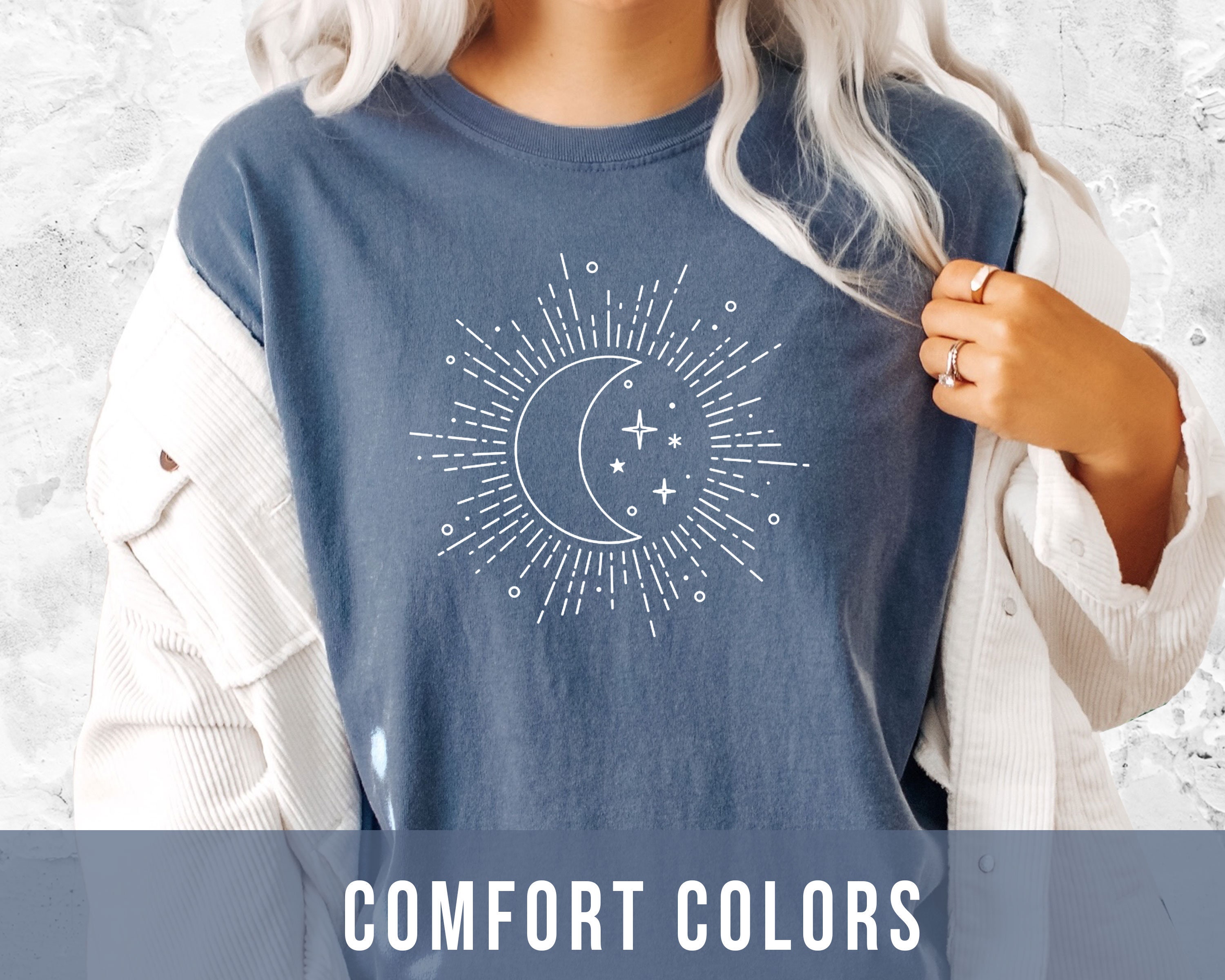 Sun and Moon Shirt Comfort Colors Tshirt Sun and Moon Tshirt | Etsy