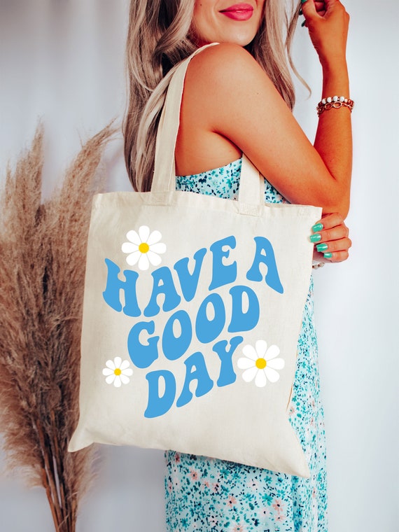 It's a Beautiful Day for a Birthday Canvas Tote Bag 