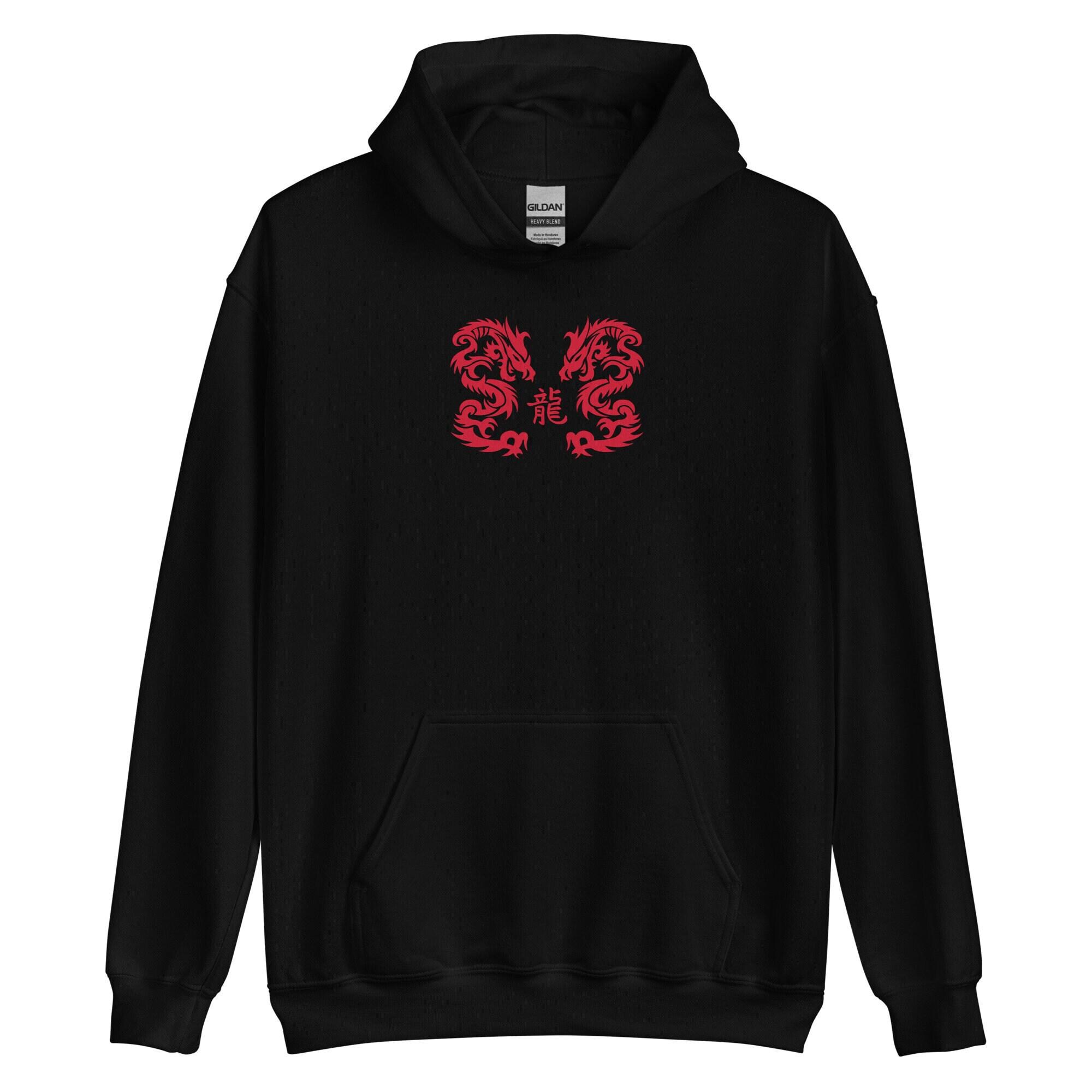 E Girl Aesthetic Dragon Hoodie E Girl Clothing Harajuku Hoodie Y2K Clothing Dragon Shirt Goth Shirt Oversized Gothic Hoodie Egirl Clothing Etsy