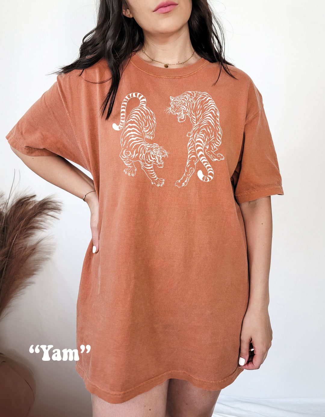 Vintage Tiger Shirt Comfort Colors® Tshirt Tiger Tshirt Tiger - Etsy