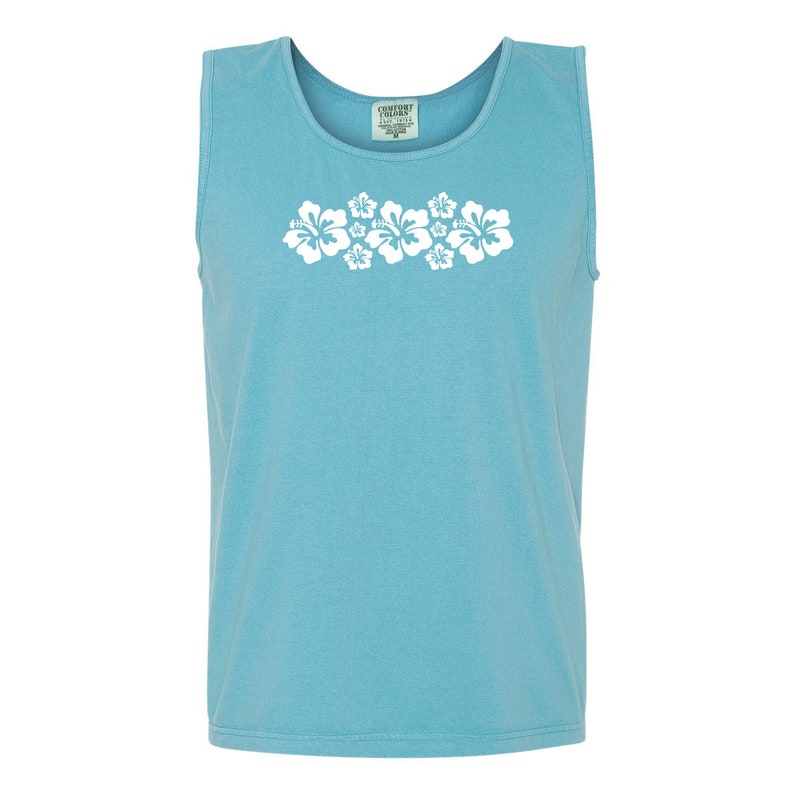 HIBISCUS OMBRE PRINT TANK