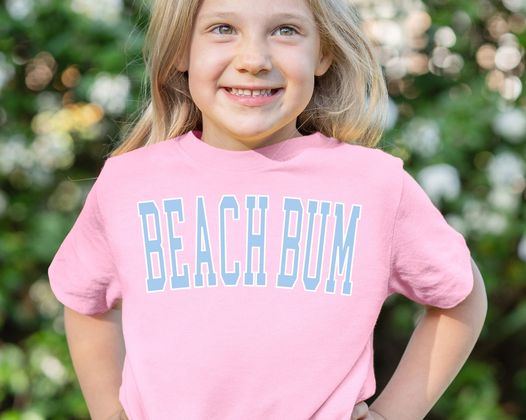 Kids Beach Bum Shirt Toddler Beach Shirt Beach Bum Tshirt Kids Summer