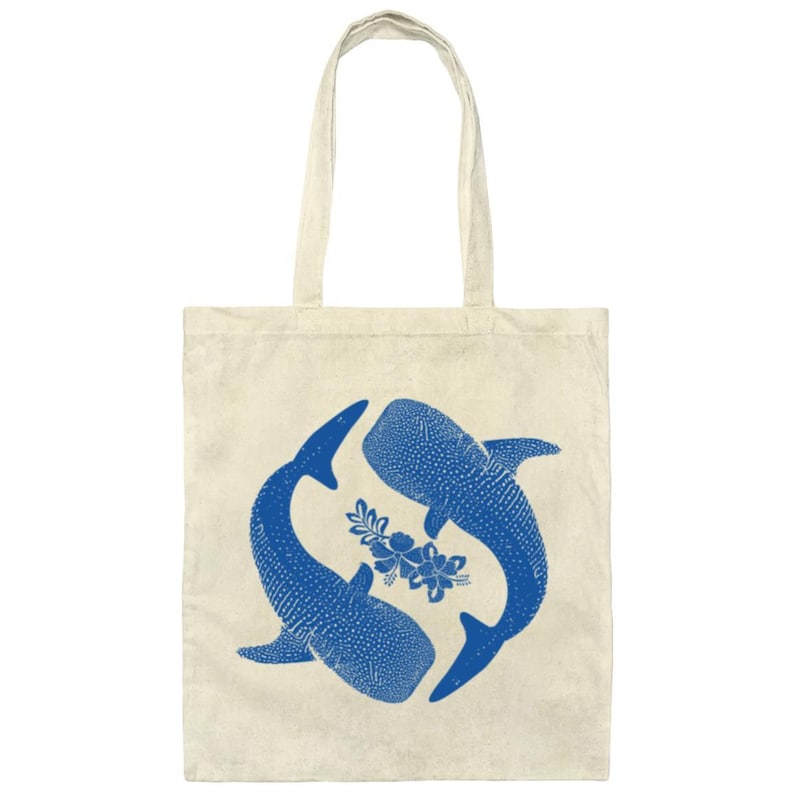 Whale Shark Tote Bag Beachy Tote Bag Oceancore Whale Shark Gift Coastal Grandma Aesthetic Preppy Stuff Coconut Girl Tote Ocean Inspired Styl image 5