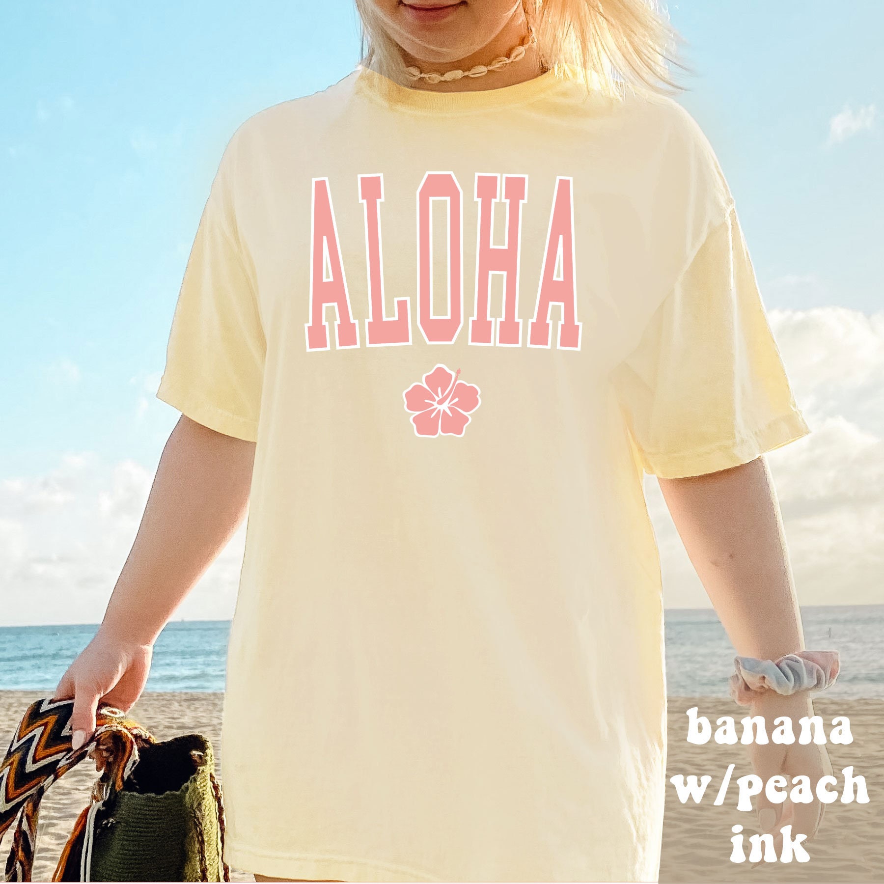 FEEL SO GOOD!!ALOHA♡ Aloha Shirt Comfort Colors® Tshirt Aloha Tshirt Aloha Tee