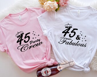 45th Birthday Shirt Etsy 45th Birthday Shirt Etsy