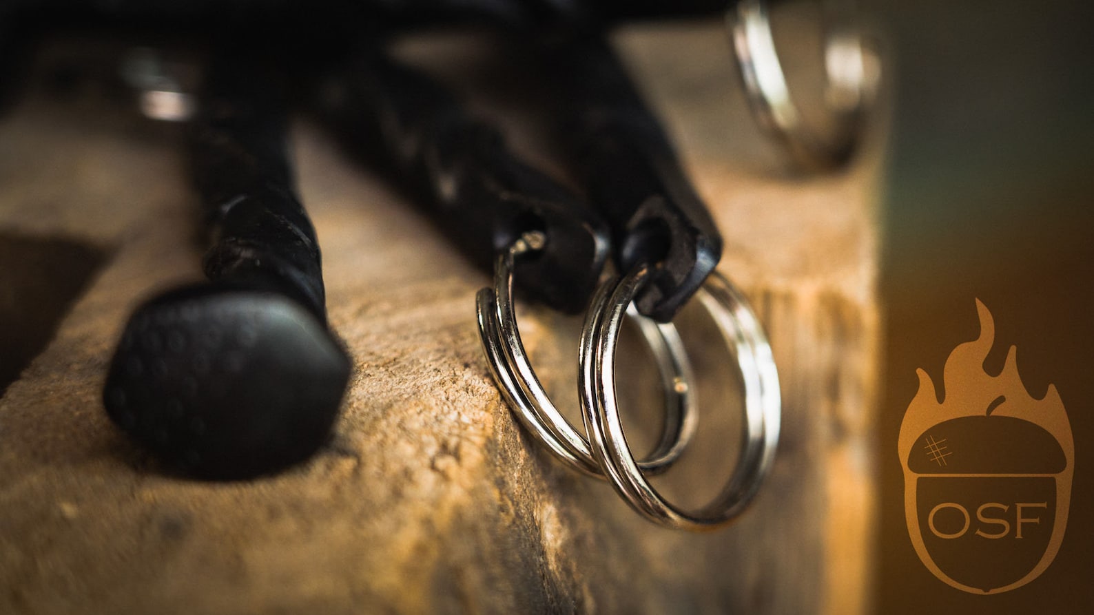 Blacksmith Made Hand Forged Railroad Spike Keychain - Etsy