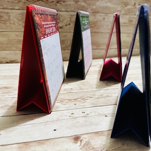 2024 Desktop Flip Calendar With Built in Stand. - Etsy