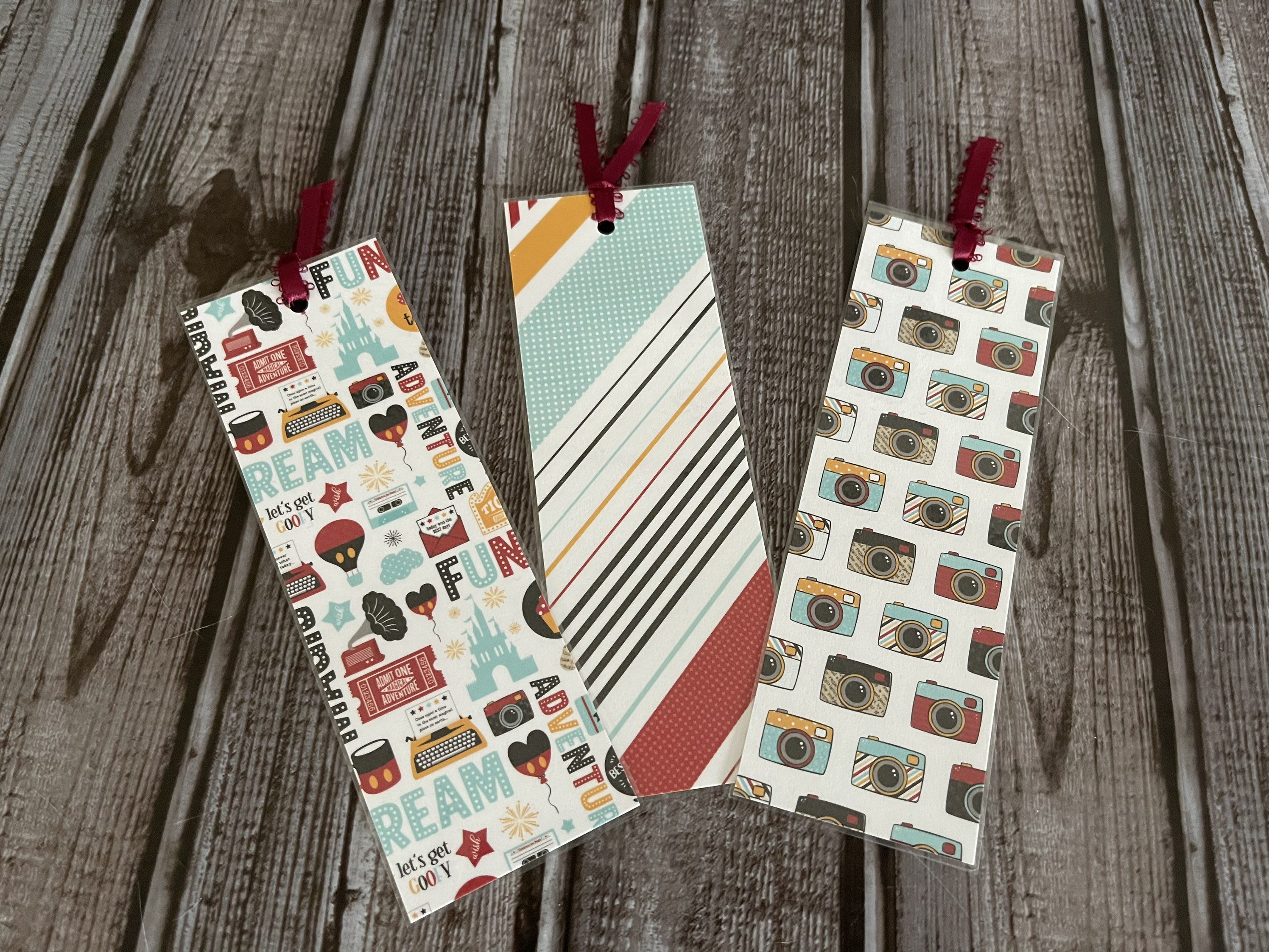 Bookmarks handmade and laminated. Reading books journaling Etsy