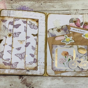 Vintage Themed Junk Journal. Handmade, Junk Journal Keepsake Gift - Etsy