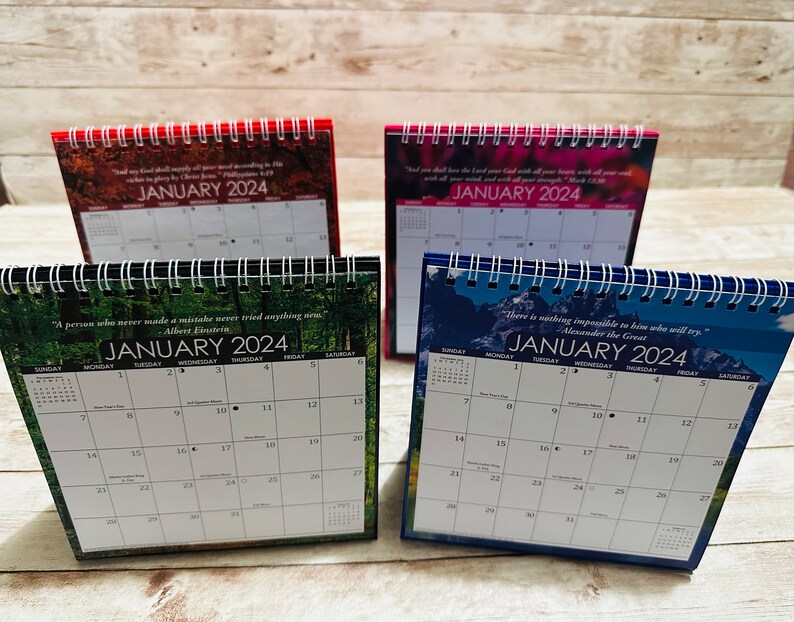 2024 Desktop Flip Calendar With Built in Stand. Etsy 2024 Desktop Flip Calendar With Built in Stand. Etsy