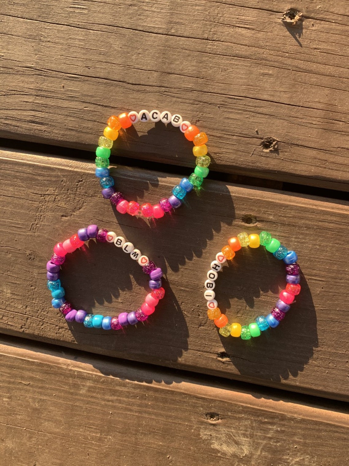 Custom Pony Bead Bracelets Etsy