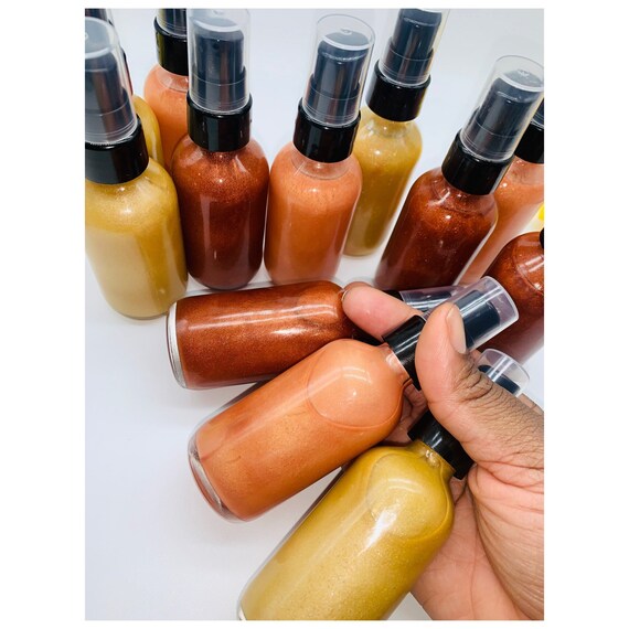WHOLESALE Illuminating Body Shimmer Oils Set of 10 Set of Etsy