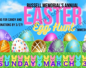 Easter Egg Hunt Flyer Template Download Customizable printable