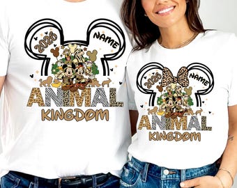 Camisetas de Disney Animal Kingdom, camiseta Disney a juego, camiseta Disney Safari, camisetas de vacaciones familiares, camiseta Mickey y sus amigos Animal Kingdom