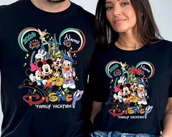 Disney Vacation 2026 Trip Shirt, Disney 2026 Personalization Shirts, Disney Family Name Shirts, Disneyworld 2026 Family Shirts, Disney shirt