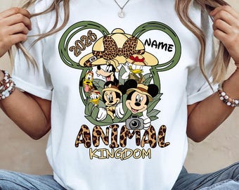 Camiseta personalizada de Disney Animal Kingdom 2026, camiseta a juego de Animal Kingdom 2026, camiseta familiar de Disneyland Animal Kingdom, camiseta de Disney World