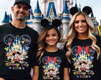Custom Disney Trip Shirts, Disneyworld Shirts, Disney Vacation T-shirt, Disney Couple Shirt, Disney Family Matching Shirts, Disney Trip 2026