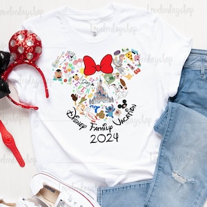 Disney Trip Shirts, Disney Custom Shirt, Disney Vacation 2024 Shirt, Family Disney Shirts, Disney Matching Shirts, Disney World 2024  ML24