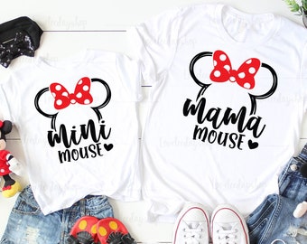 Disney Mom and Daughter Matching shirts, Disney Trip Shirts, Disney Shirt, Disney Family, Custom Disney Shirt ML29