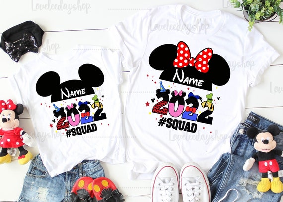 Disney Squad Shirt Disney 2022 Shirt Disney Matching Shirts - Etsy