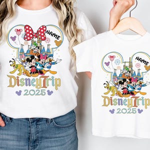 Custom Disney Family Shirts 2025, Disney Vacation Group Shirt, Disneyworld Shirt , Disney Family 2025 Trip Shirt, Disney Matching Shirts