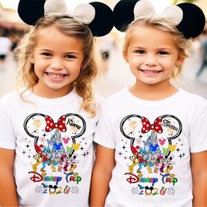Custom Disneyworld Family Trip Shirt, Disney Family Vacation Shirt, Personalized Family Matching Shirt, Disney Custom Minnie & Mickey Shirt image 9