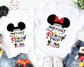 My first Disney Trip, Matching Disney Shirts ,Disney vacation ,Disney family shirts, Disney kids shirts ,Disney family matching shirts  DF1