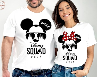 Disney family shirts, Disney Shirts, Disney matching shirts 2026, Disney trip shirt, Disney world shirt, Disney vacation, Disney Squad, ML70