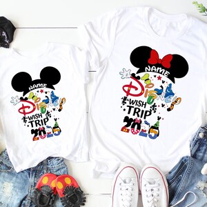 Disney Wish Trip Shirt, Disneyworld Shirts, Disney Vacation T-shirt, Disney Couple Shirt, Disney Clothes, Disney Trip Shirts, Disney Kids