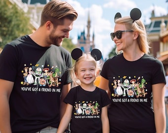 Disney Toy Story You've Got A Friend In Me Shirt, Toy Story Characters Tee, Disneyland Trip Shirt, Disney world, Toy Story Matching Shirts