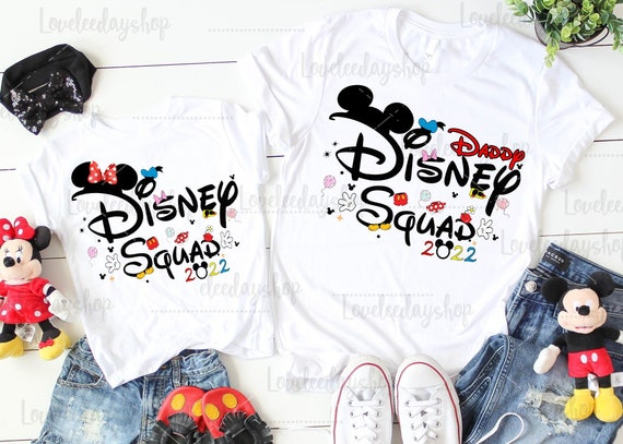 Disney Squad Shirt Disney Family Shirts Disney Trip Shirt - Etsy