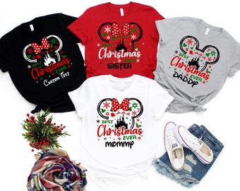 Best Christmas Ever Shirt, Custom Disney Christmas 2025 Shirt, Christmas Disney Group Shirts, Disney Family Shirts, Disneyland Christmas