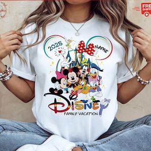 Custom Disney Trip Shirts, Disneyland Shirts, Disney Family Trip Shirt 2025, Disney Group Shirt , Disney Family Shirts, Disney Couple Shirt
