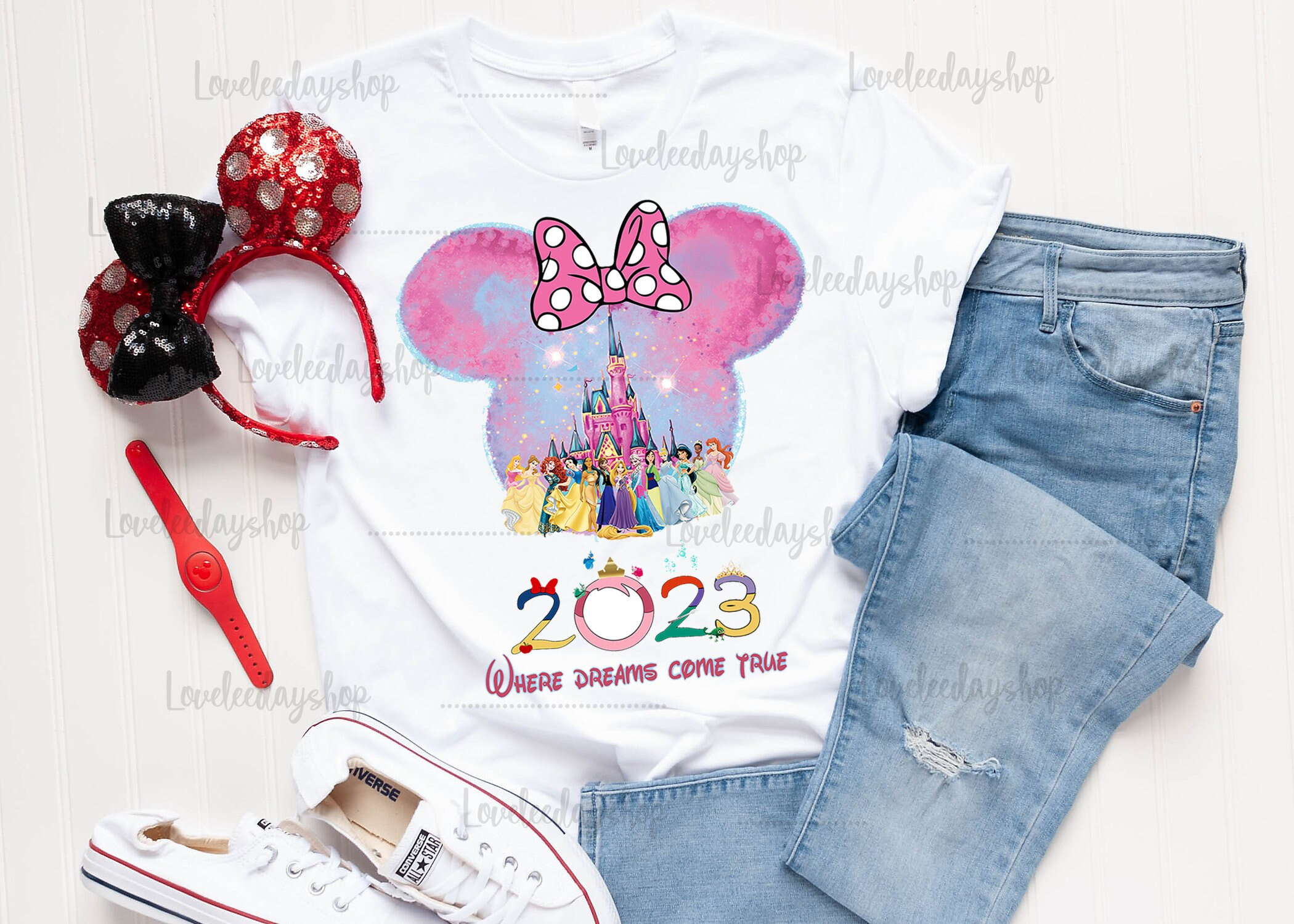 Discover Disney Prinzessin, Disney Niedliches Kinder Disney Trip 2023 T-Shirt