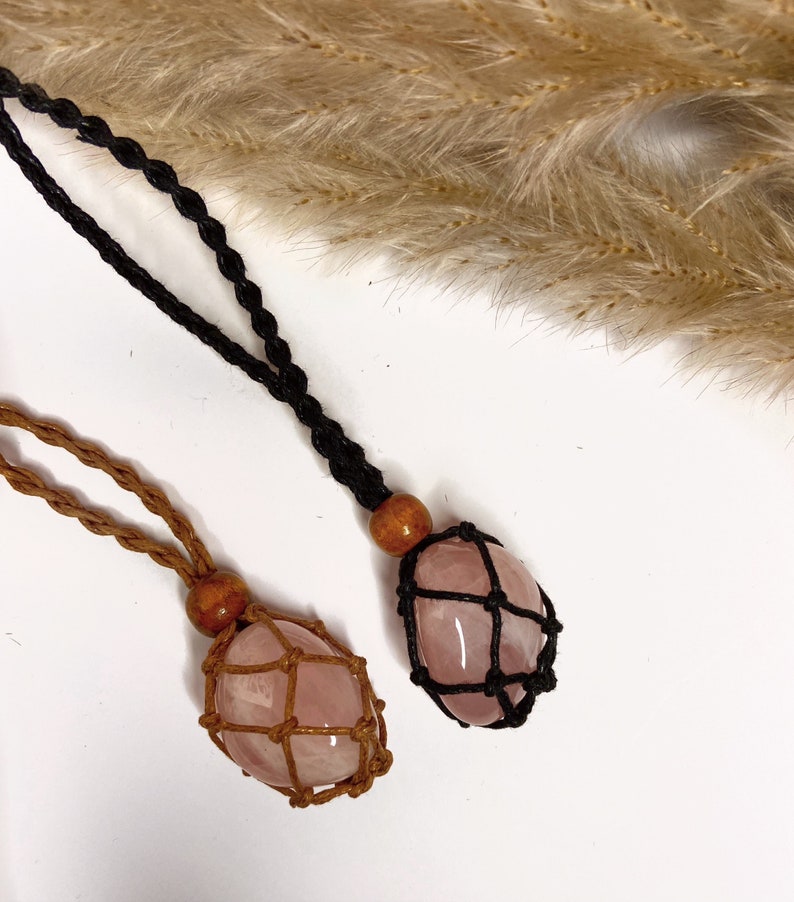 Macrame Crystal Necklace